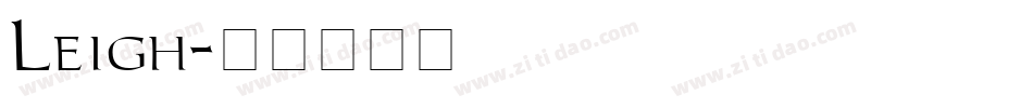 Leigh字体转换