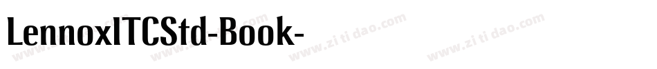LennoxITCStd-Book字体转换