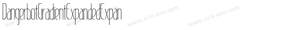 DangerbotGradientExpandedExpanded-ZBoZ字体转换