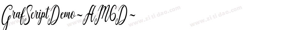 GrafScriptDemo-AM6D字体转换