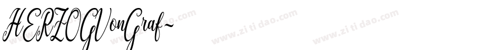 HERZOGVonGraf字体转换