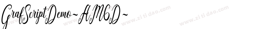 GrafScriptDemo-AM6D字体转换