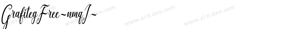 GrafitegFree-nmqJ字体转换
