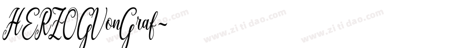 HERZOGVonGraf字体转换