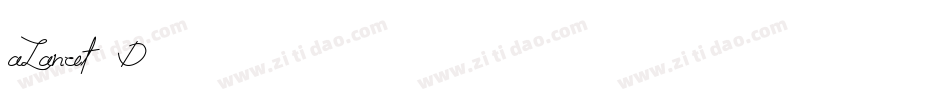 aLancet3D字体转换