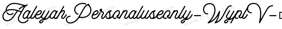AaleyahPersonaluseonly-WyplV字体转换