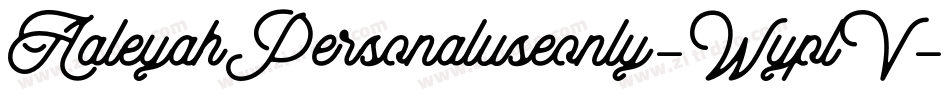AaleyahPersonaluseonly-WyplV字体转换