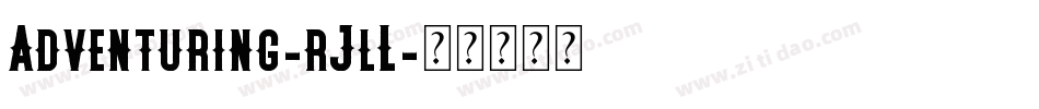 Adventuring-rJlL字体转换
