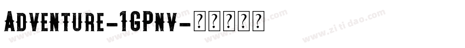 Adventure-1GPnv字体转换