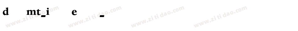 DanteMT-ItalicExpert字体转换