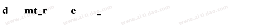 DanteMT-RegularExpert字体转换