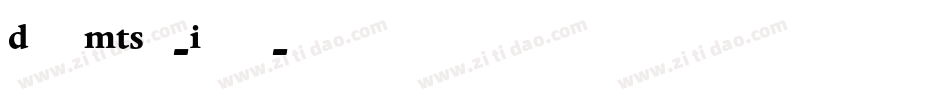 DanteMTStd-Italic字体转换