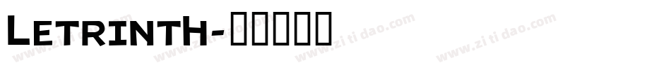 Letrinth字体转换