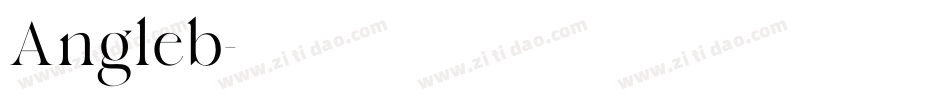 Angleb字体转换