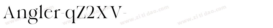 Angler-qZ2XV字体转换