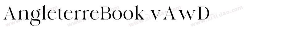 AngleterreBook-vAwD字体转换
