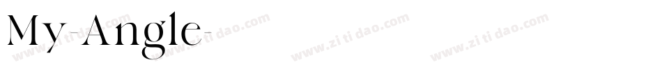 My-Angle字体转换
