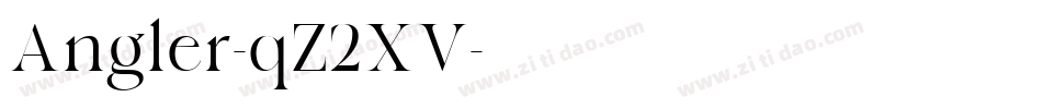 Angler-qZ2XV字体转换