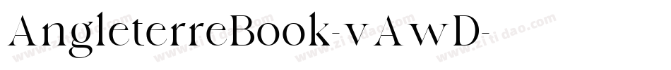 AngleterreBook-vAwD字体转换