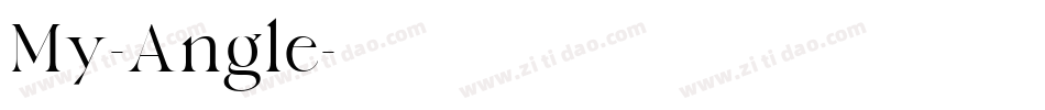 My-Angle字体转换