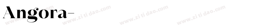Angora字体转换