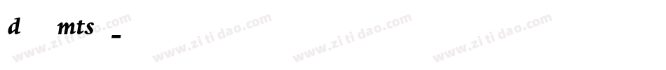 DanteMTStd字体转换