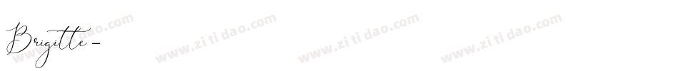 Brigitte字体转换