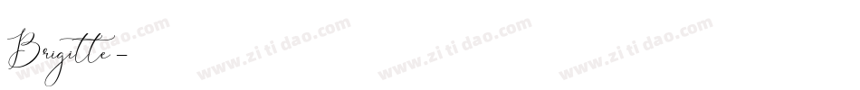 Brigitte字体转换
