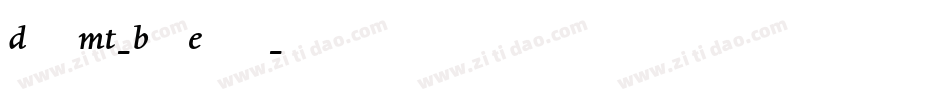 DanteMT-BoldExpert字体转换