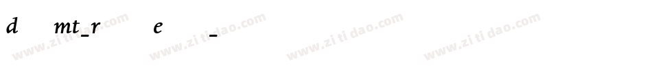 DanteMT-RegularExpert字体转换