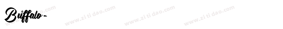 Buffalo字体转换