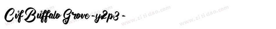 CvfBuffaloGrove-y2p3字体转换