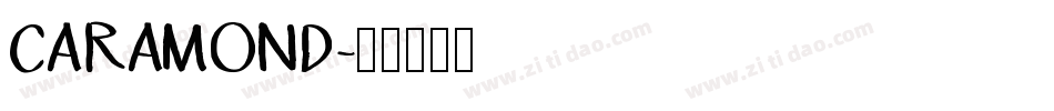 CARAMOND字体转换