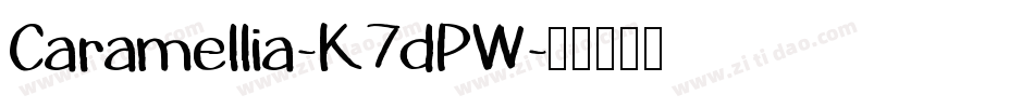 Caramellia-K7dPW字体转换