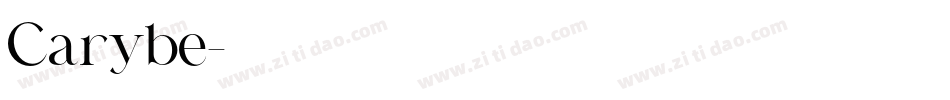 Carybe字体转换