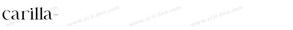 carilla字体转换