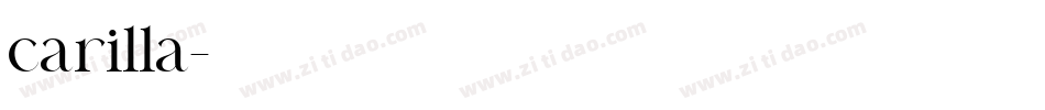 carilla字体转换