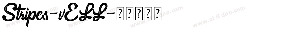 Stripes-vELL字体转换