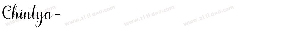 Chintya字体转换