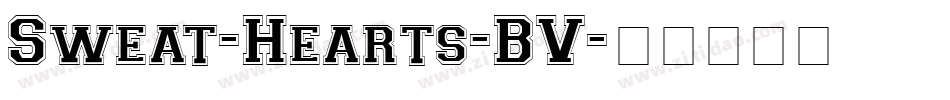 Sweat-Hearts-BV字体转换