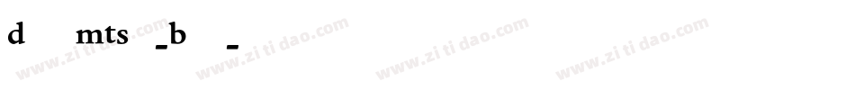 DanteMTStd-Bold字体转换