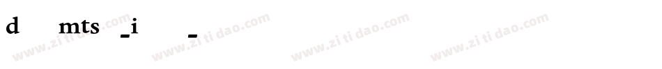 DanteMTStd-Italic字体转换