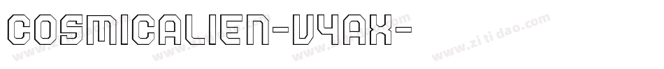 CosmicAlien-V4Ax字体转换