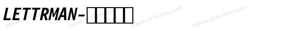 LETTRMAN字体转换