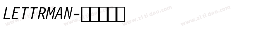 LETTRMAN字体转换