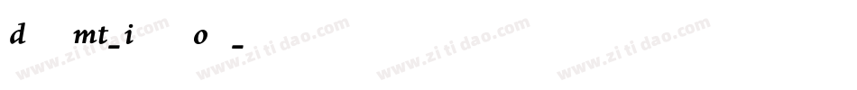 DanteMT-ItalicOsF字体转换