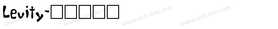 Levity字体转换