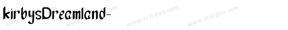 KirbysDreamland字体转换