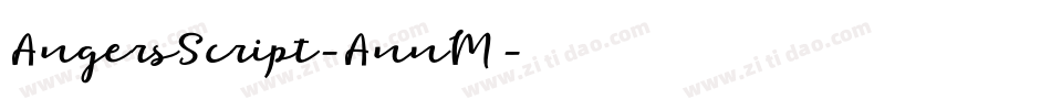 AngersScript-AnnM字体转换