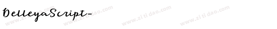 DelleyaScript字体转换